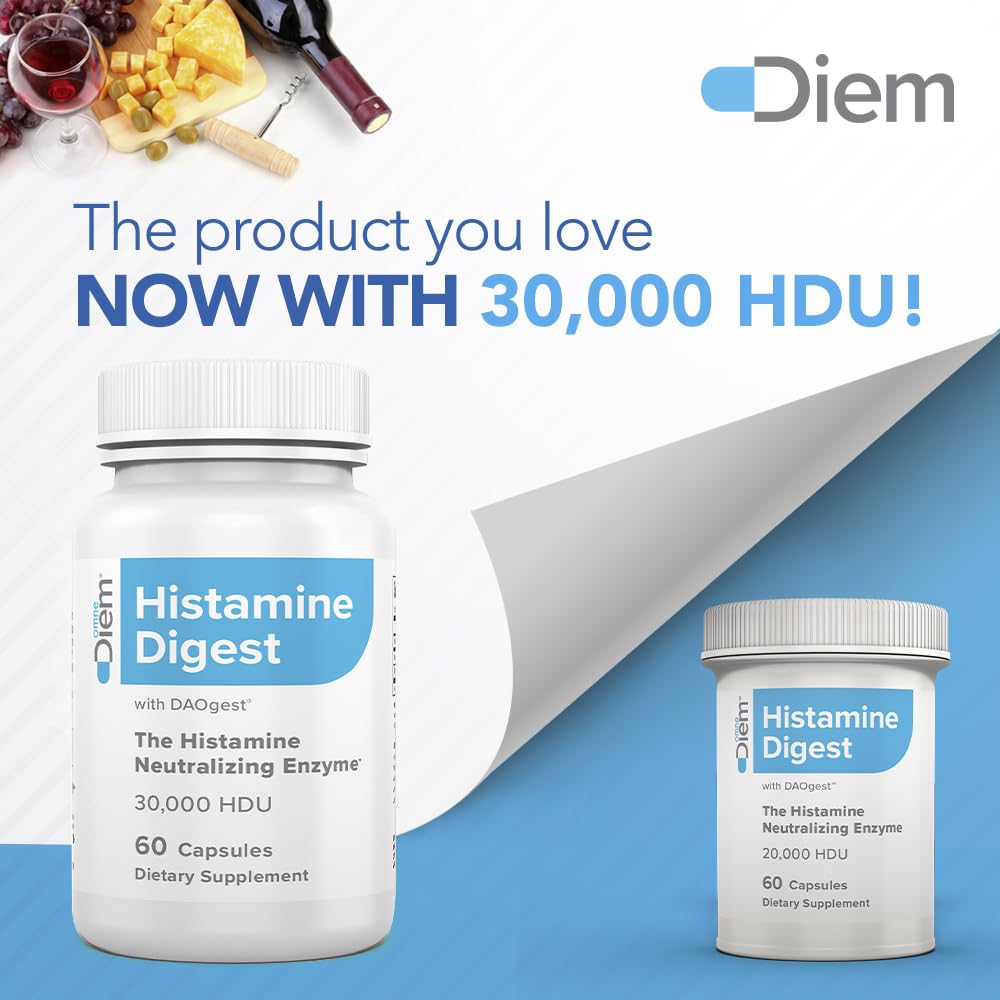 Omne Diem Histamine Digest DAO 30,000 HDU - 60 Caps - Histamine Neutralizing Omne Diem buy supplements canada