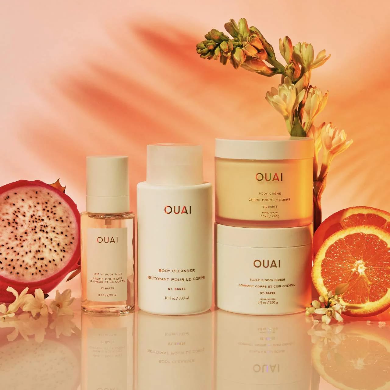 OUAI St. Barts Hair and Body Mist - Tropical-Scented Hair Perfume and Body Spray - Notes of Dragonfruit, Orange Blossom, Tuberose & Musk (3.3 Fl Oz) OUAI buy supplements canada