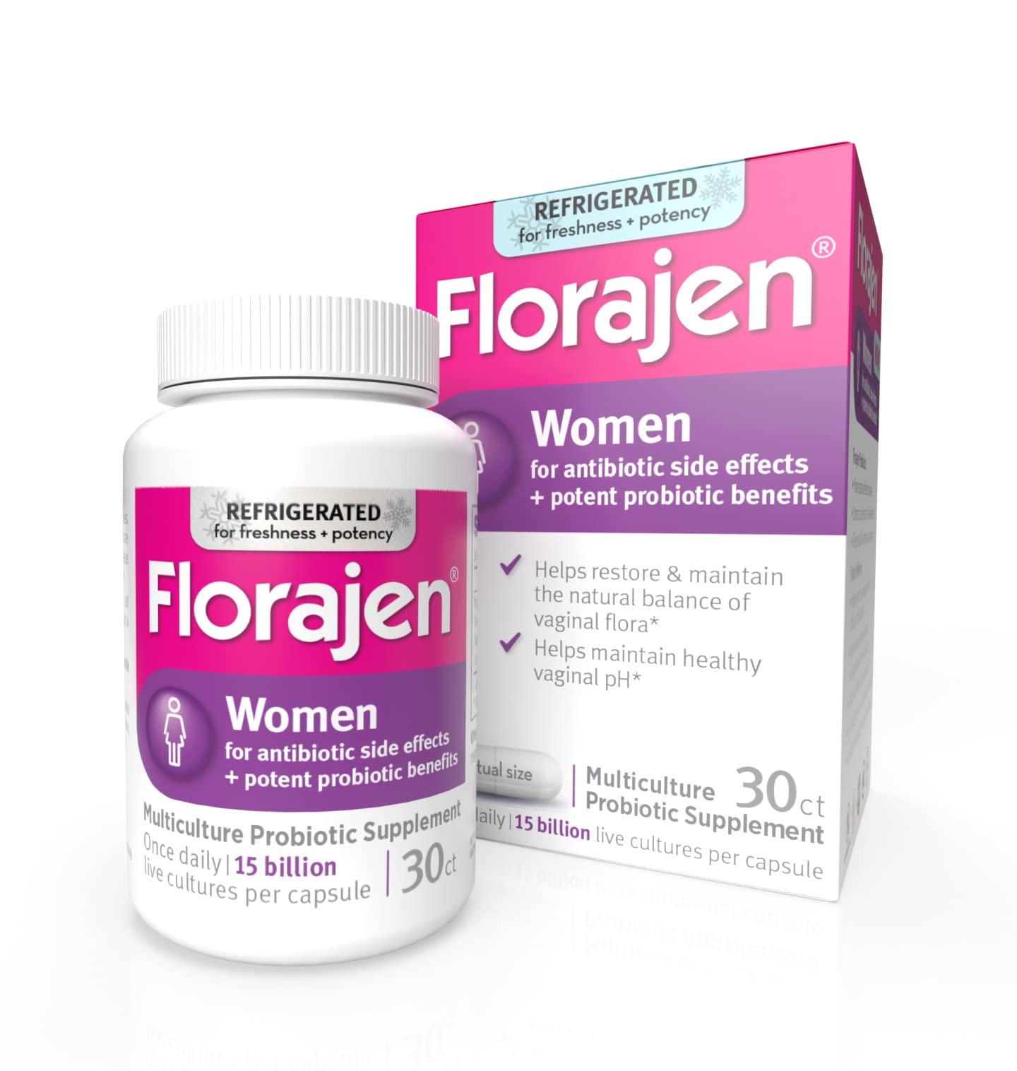 Florajen Women's Vaginal Probiotics, Provides Gut Health & Constipation Relief For Adults And Bloating Relief Florajen buy supplements canada