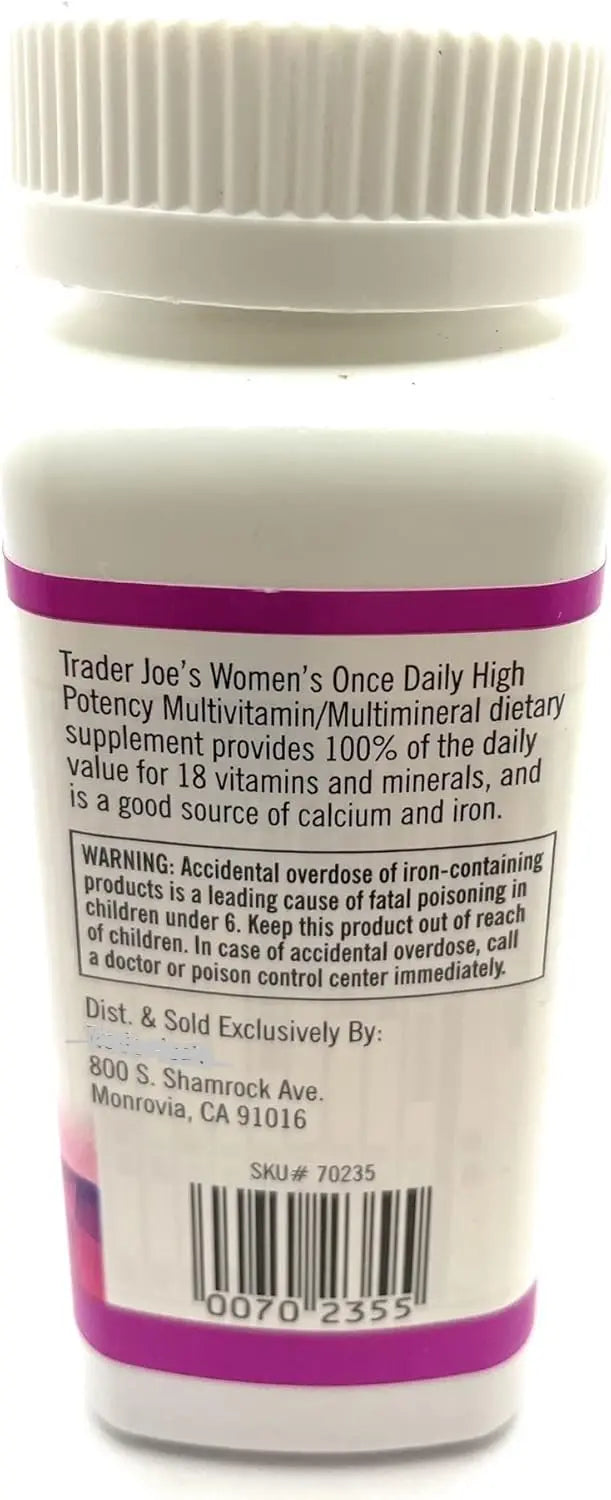 Womens Once Gluten Free Daily High Potency Multivitamin & Multimineral Supplement 60 Tablets - (Pack of 1) Aus Healthcare buy supplements canada