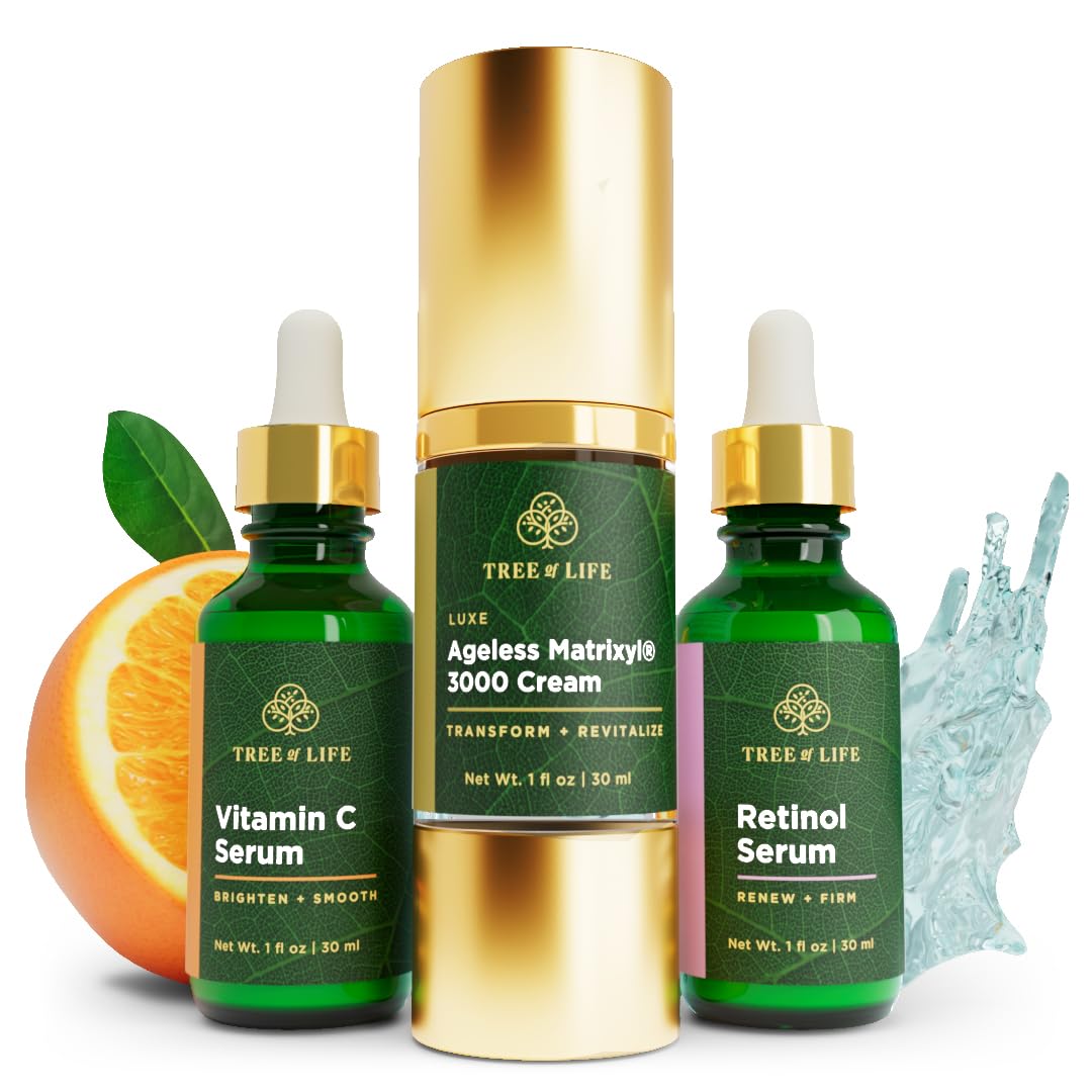 Tree of Life Rejuvenation Pack with Vitamin C Serum + Retinol Serum Tree of Life Beauty buy supplements canada