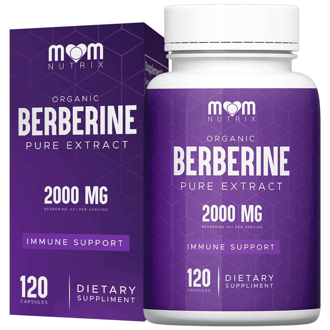THE MONK Organic Berberine Extract 2000mg - Vegan, Non-GMO - Immune Support - Berberine HCL Supplement for Women & Men - 120 Capsules THE MONK buy supplements canada