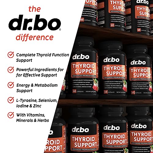 Thyroid Support for Women & Men Supplement - Natural Metabolism, Mood & Energy Enhancer DR. BO buy supplements canada