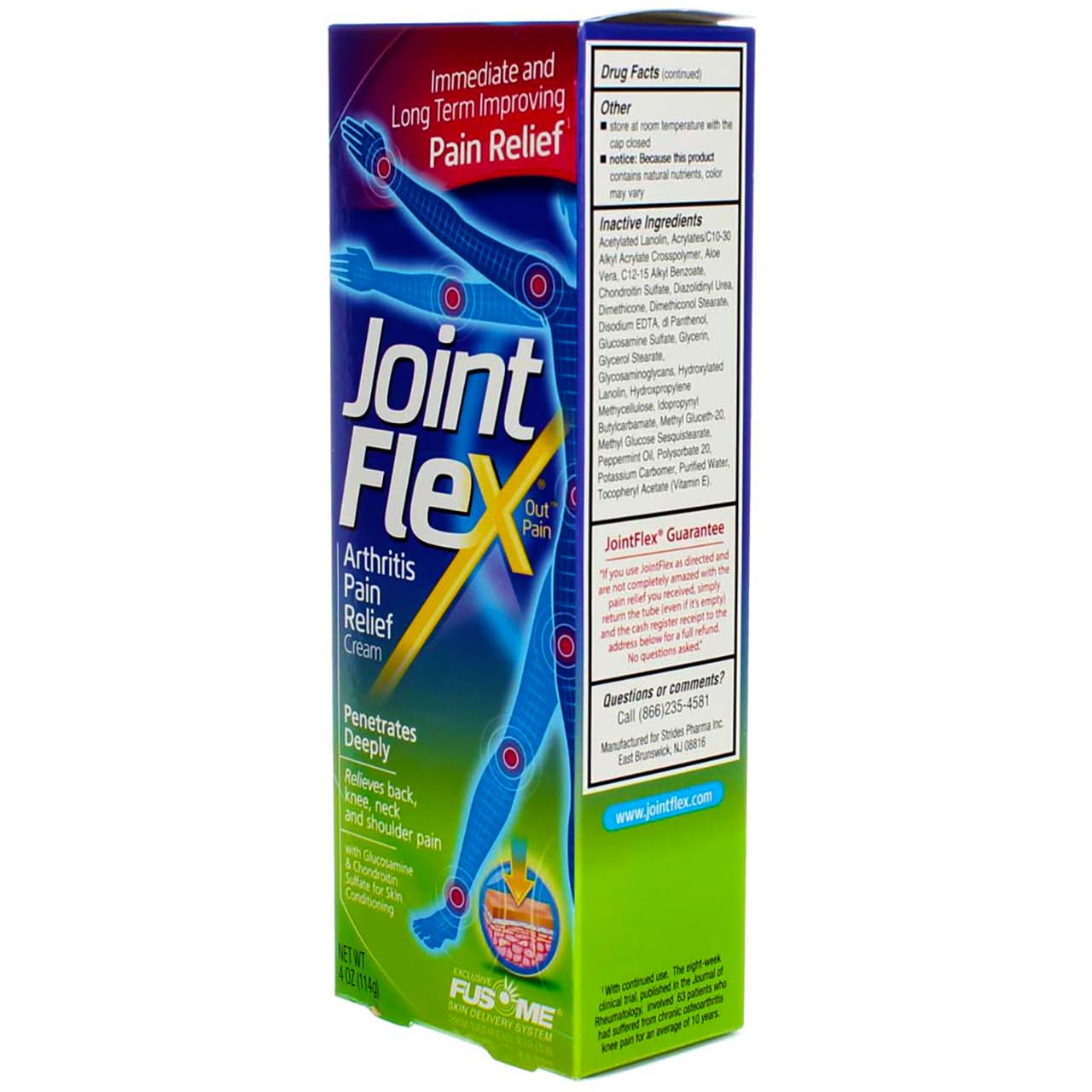 JointFlex Pain Relieving Cream 4 oz (Pack of 5) JointFlex buy supplements canada