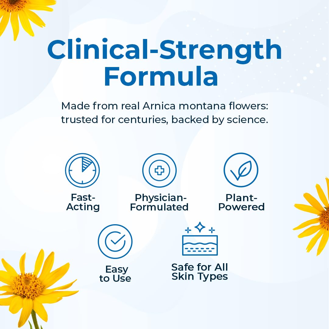 VitaMedica Arnica Montana Tablets & Arnica Gel Bundle – Support for Bruising, Swelling & Soreness, 150 Rapid-Dissolve Tablets + 3 oz Water-Based Gel VitaMedica buy supplements canada