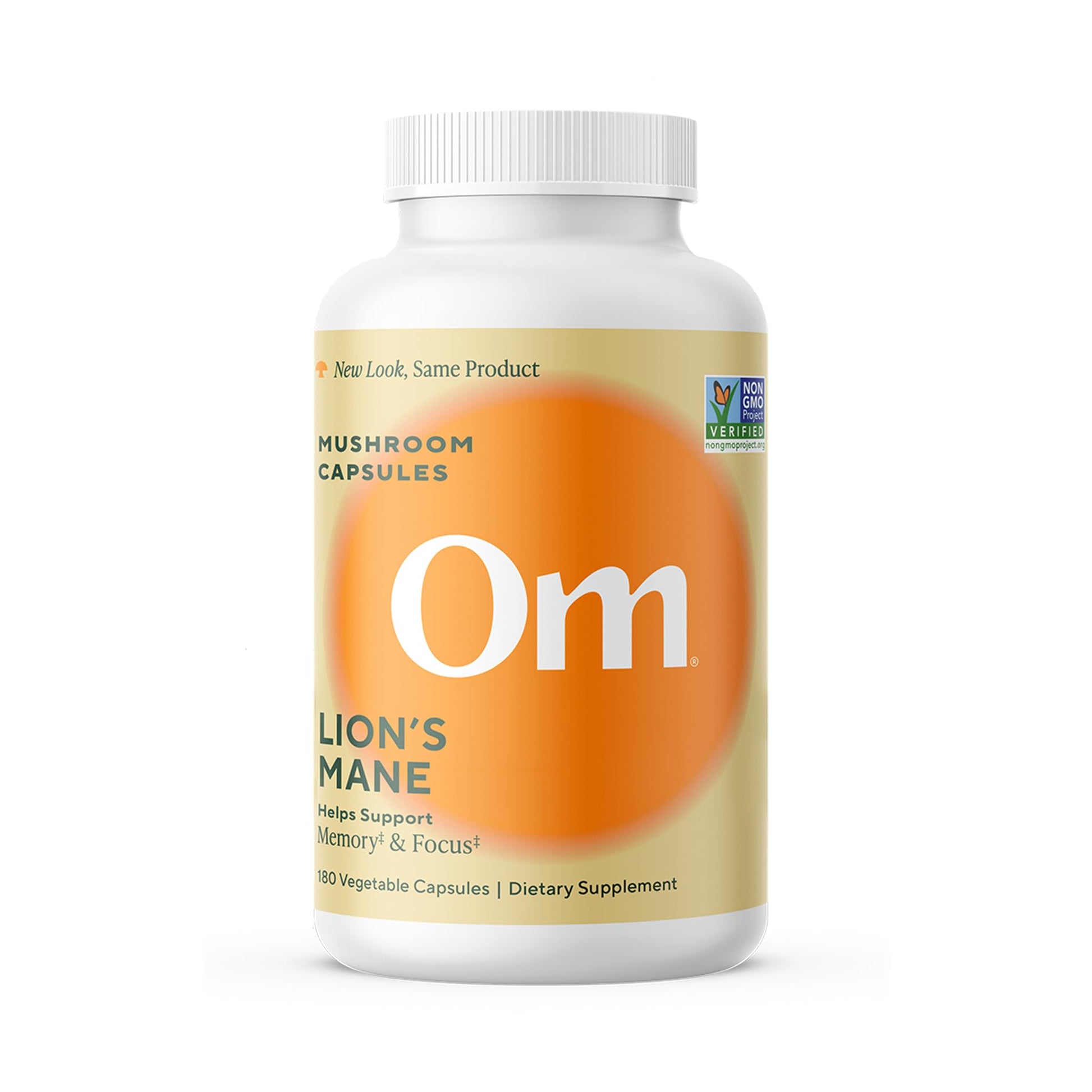 Om Lion’s Mane Mushroom Capsules - Organic Mushroom Supplement and Nootropic - Brain Supplements for Memory and Focus, 180 Count (60 Servings) OM MUSHROOM SUPERFOOD buy supplements canada