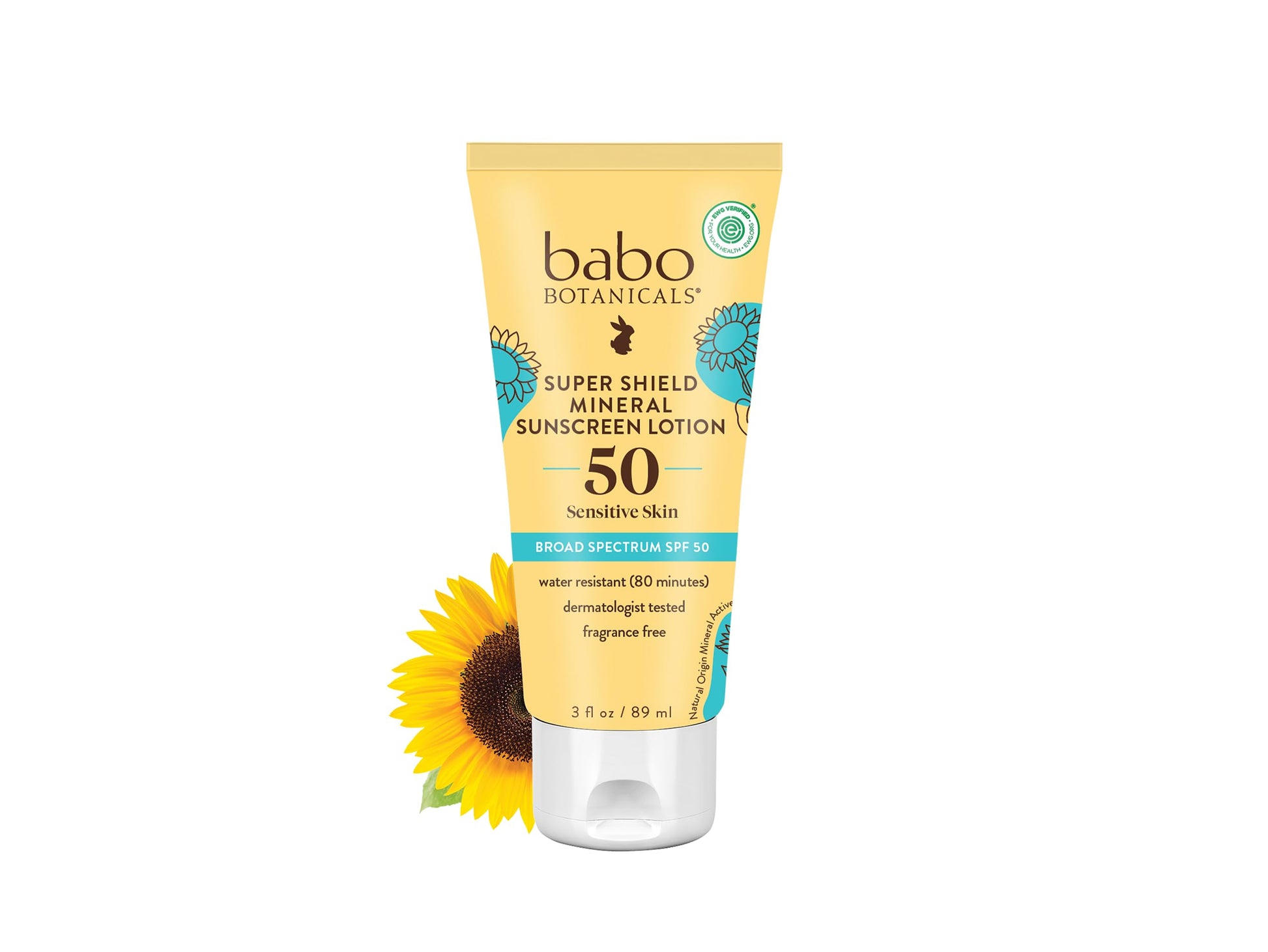 Babo Botanicals Sheer Mineral Sunscreen Lotion SPF 50 with 100% Mineral Active Ingredients for Babies, Kids or Extra Sensitive Skin, Lightweight Babo Botanicals buy supplements canada