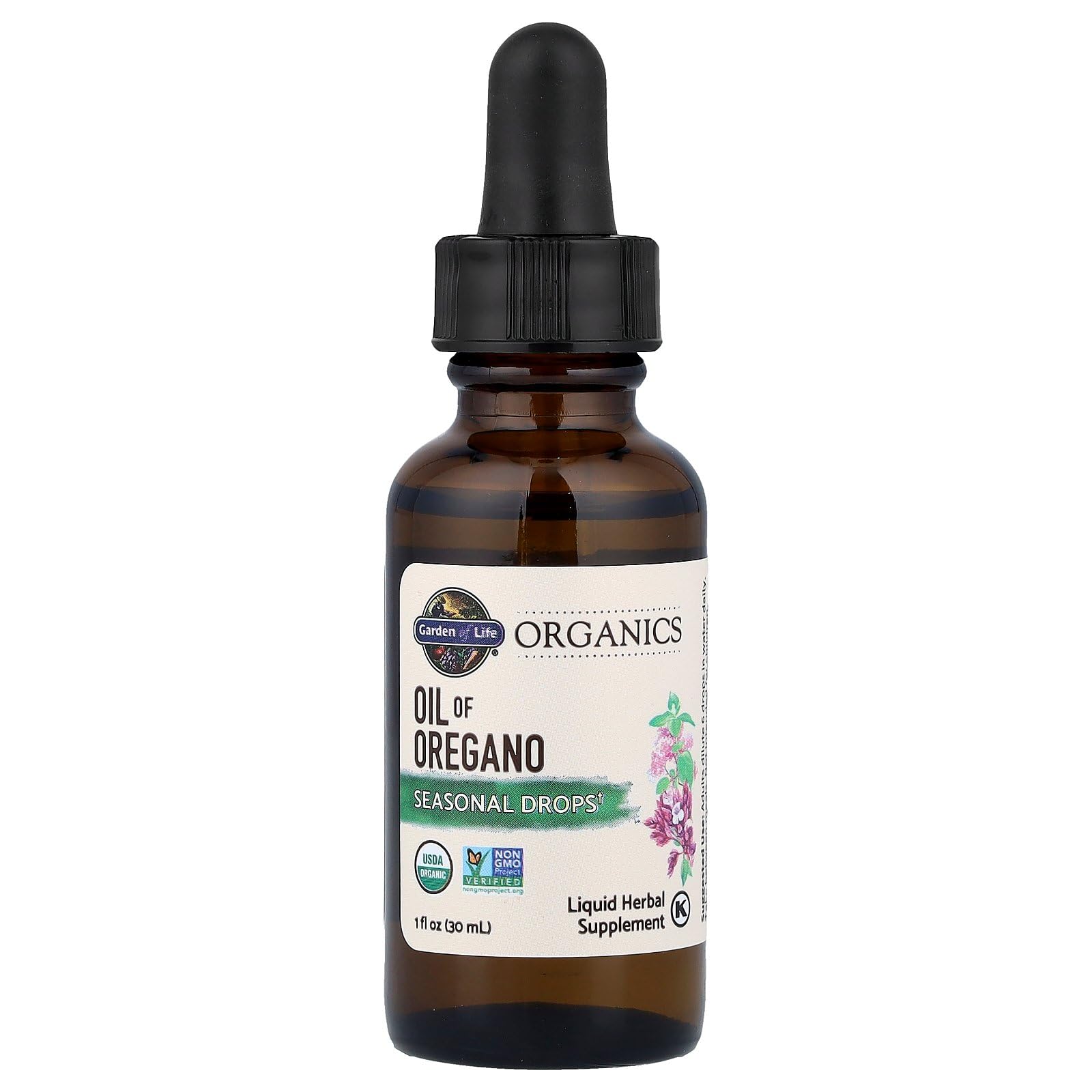 Garden of Life Organics Oil of Oregano Seasonal Drops 1fl oz (30 mL) Liquid, Concentrated Plant Based Immune Support - Alcohol-Free, Organic, Non-GMO Garden of Life buy supplements canada