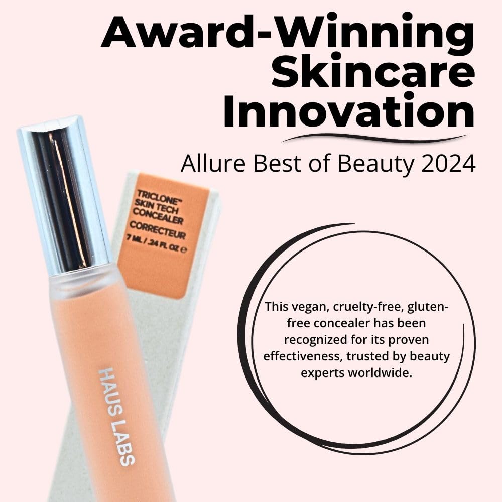 HAUS LABS BY LADY GAGA Triclone Skin Tech Hydrating + De-puffing Concealer with Fermented Arnica 22 Light Medium Peach Haus Laboratories buy supplements canada
