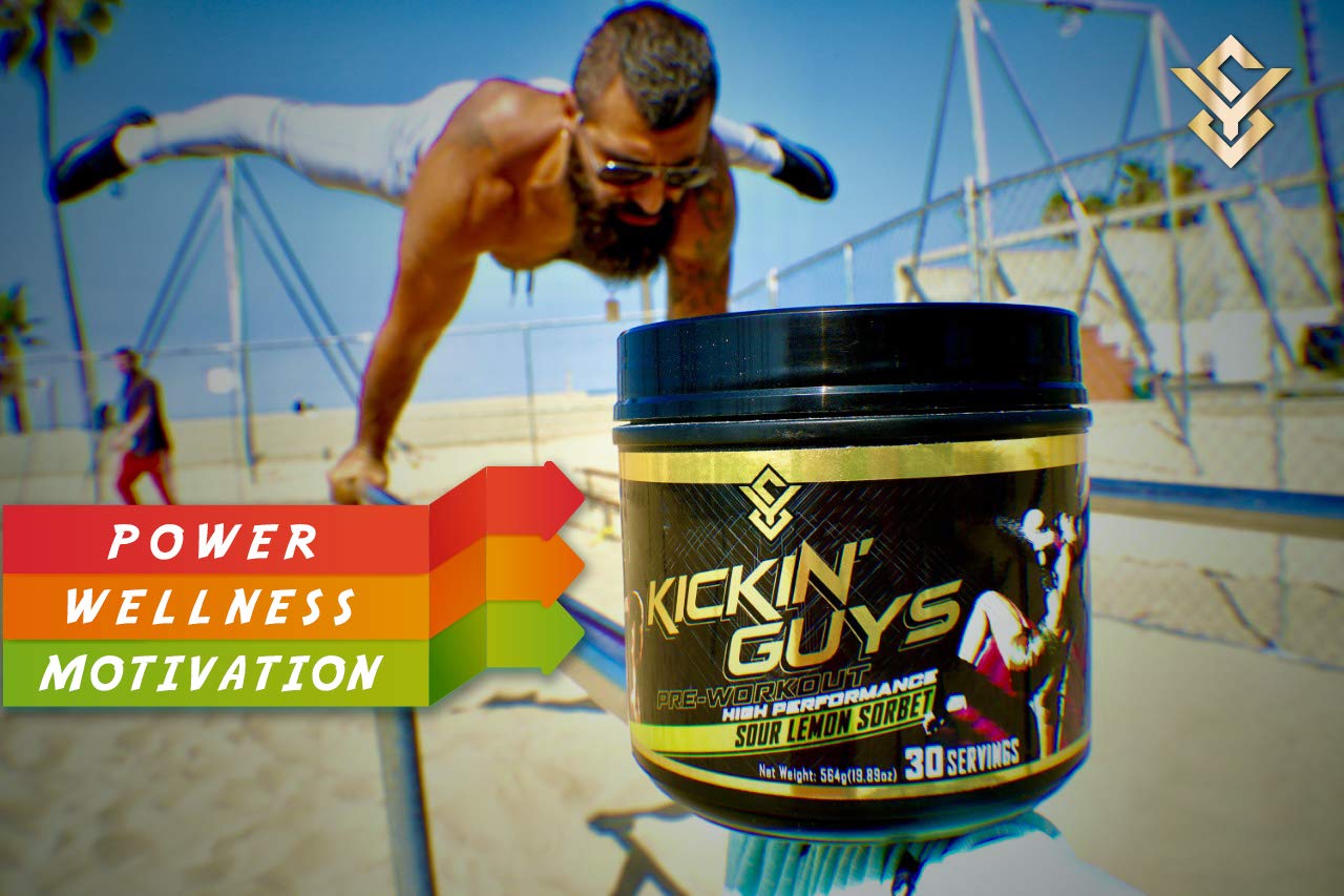 Kickin' Guys Pre Workout Powder Sports Nutrition Supplement - Explode Energy & Performance Yulian Svitolin LLC buy supplements canada