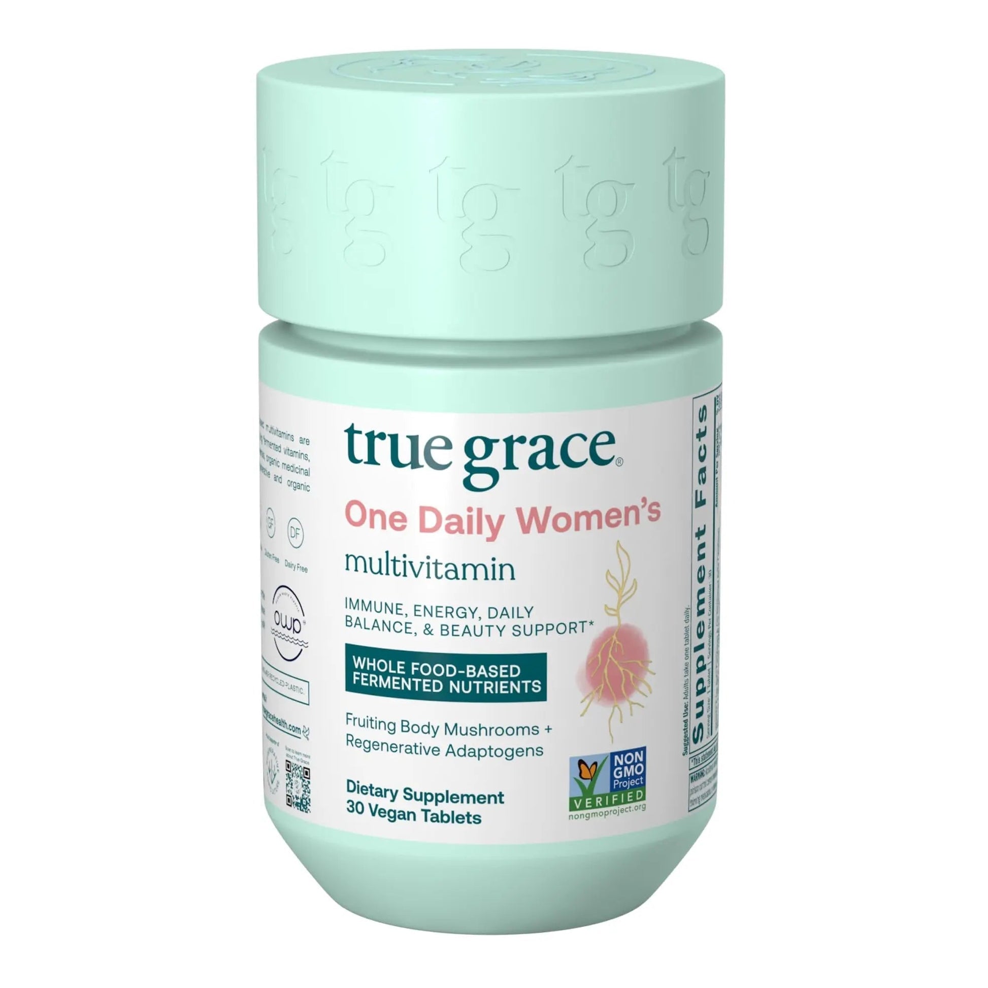 True Grace One Daily Women’s Multivitamin Fermented Minerals, Organic Adaptogens & Mushrooms Whole Body Balance, Immune, Energy, Beauty Support True Grace buy supplements canada