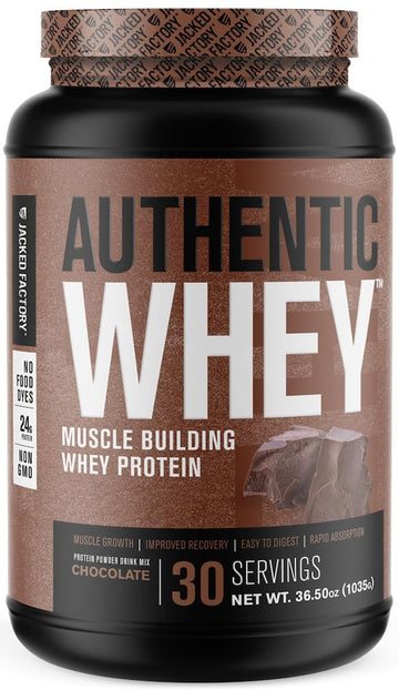 Jacked Factory Authentic Whey Muscle Building Whey Protein Powder - Low Carb Jacked Factory buy supplements canada