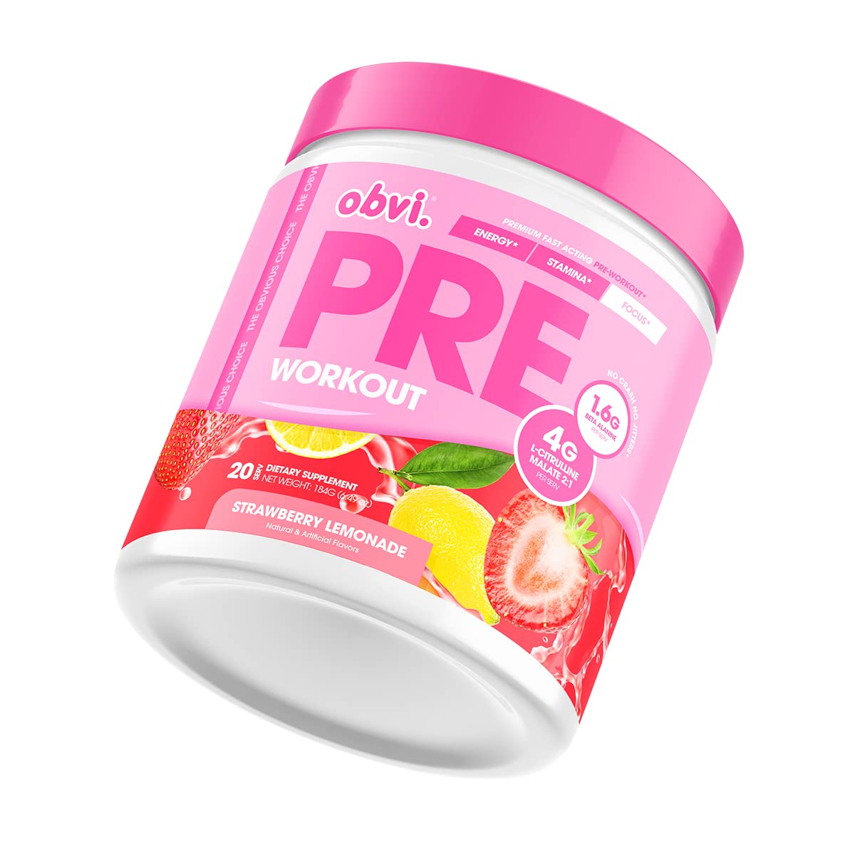 Obvi Pre Workout for Women, Preworkout, Designed for Energy, Stamina and Focus Obvi buy supplements canada