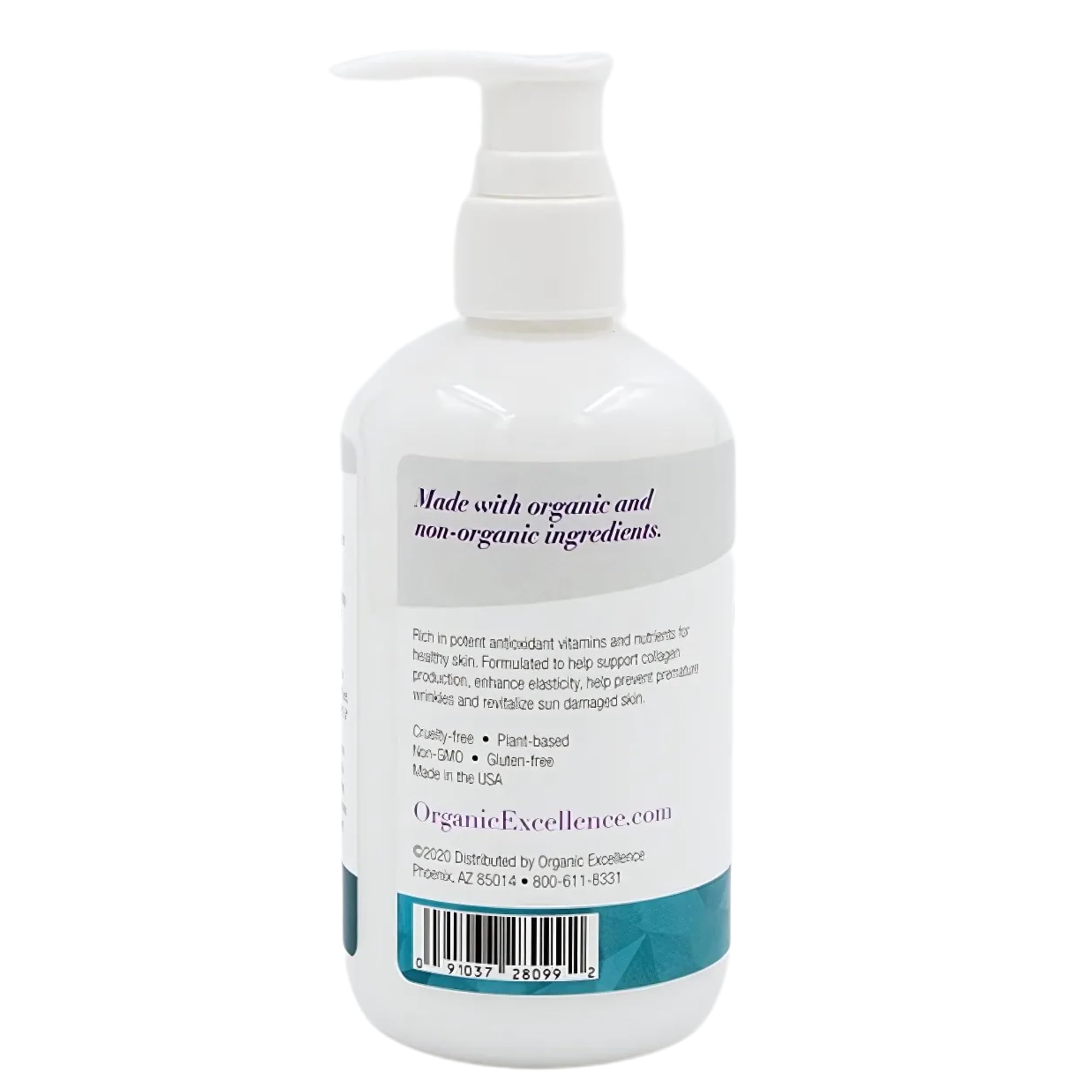 Organic Excellence Hand and Body Therapy All Natural Body Lotion for Women Men Kids - Organic Body Lotion For Dry Skin Rich, Natural Moisturizer For Daily Use, Unscented, Made in USA with Shea Butter Organic Excellence buy supplements canada