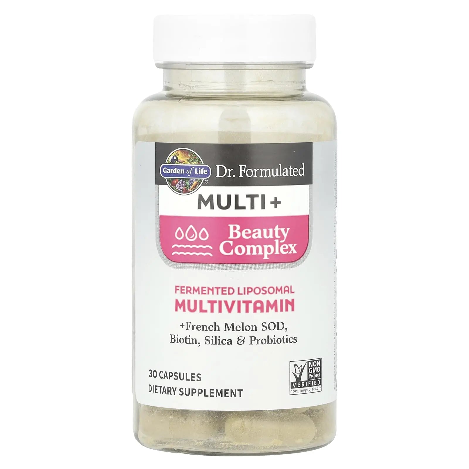 Garden of Life Dr Formulated Multi+ Beauty Complex Fermented Liposomal Multivitamin Plus Hair Skin and Nails Vitamins, French Melon SOD Garden of Life buy supplements canada