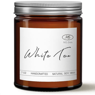 Annye White Tea Scented Candles, Organic Soy Candle for Home Scented, Hand-Poured Jar Candle Annye buy supplements canada