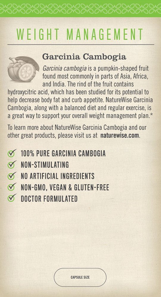 Naturewise Garcinia Cambogia (2 Month Supply) Pure Garcinia Cambogia NatureWise buy supplements canada