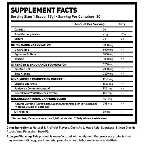 Man Sports Game Day Pre-Workout Supplement - Taurine - Creatine HCL - 30 Servings MAN Metabolic Augmenting Nutrition buy supplements canada