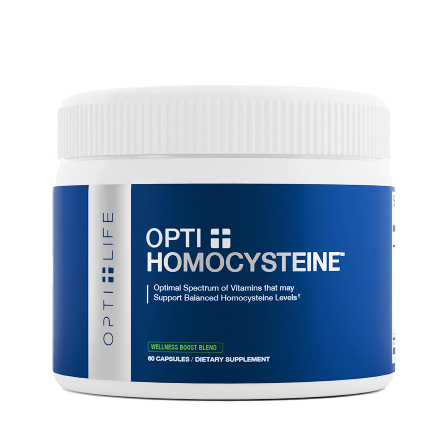 Opti + Homocysteine Capsules | Daily Brain and Heart Health Supplements* | Brain Supplement with Methylcobalamin & Methylfolate | 60 capsules/30 Servings Opti + Life buy supplements canada