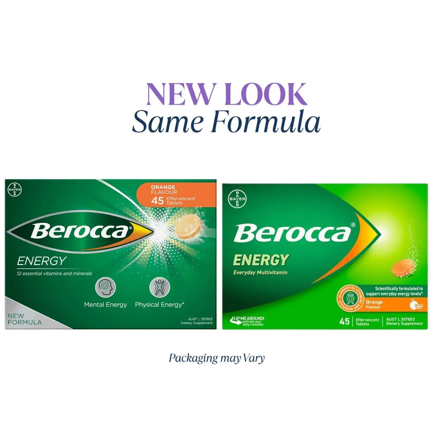 Berocca Energy Vitamin B & C Orange Flavour Effervescent Tablets 60 Pack Berocca buy supplements canada