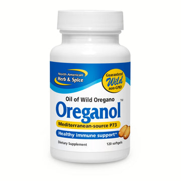 NORTH AMERICAN HERB & SPICE Oreganol P73, 120 Softgels - Immune System Support - Unprocessed, Vegan Friendly Wild Oregano NORTH AMERICAN HERB & SPICE buy supplements canada