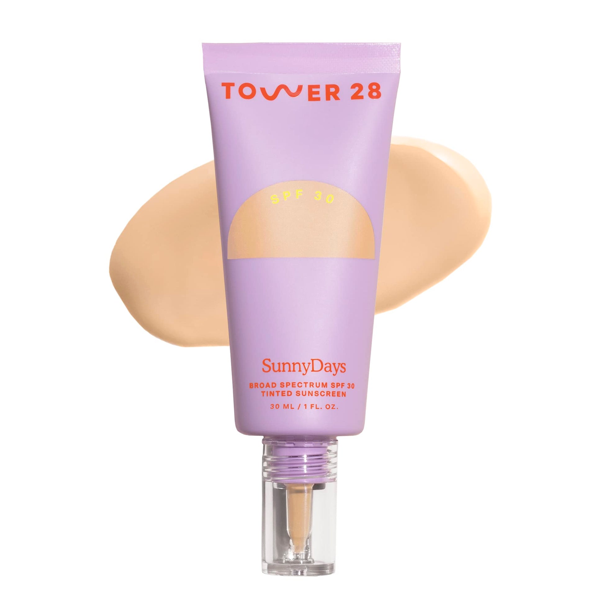 Tower 28 SunnyDays SPF 30 Tinted Moisturizer - 2-in-1 Buildable Coverage Foundation + Mineral Sunscreen for Face - Zinc Oxide, Aloe & Prickly Pear for Sensitive Skin - 15/Light Warm (1 oz) Tower 28 buy supplements canada