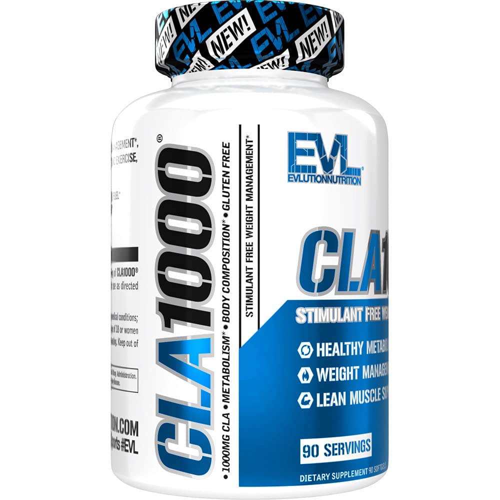 Conjugated Linoleic Acid CLA Pills - CLA 1000mg Diet Pills to Support Weight Loss Fat Burning Evlution buy supplements canada