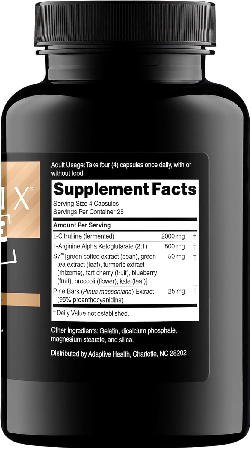 Nugenix Nitric Oxide Booster Supplement - Nitric Oxide Flow, L-Arginine, L-Citrulline, Pine Bark Extract - Vasodilator - 100 Capsules Nugenix buy supplements canada