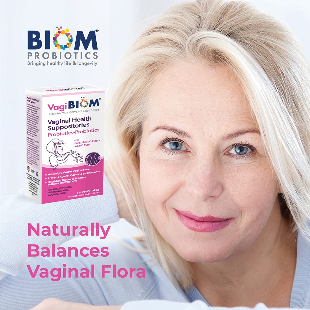 VagiBiom Lactobacillus Suppository: Microbiome Flora balance and Odor Control Regimen VagiBiom buy supplements canada