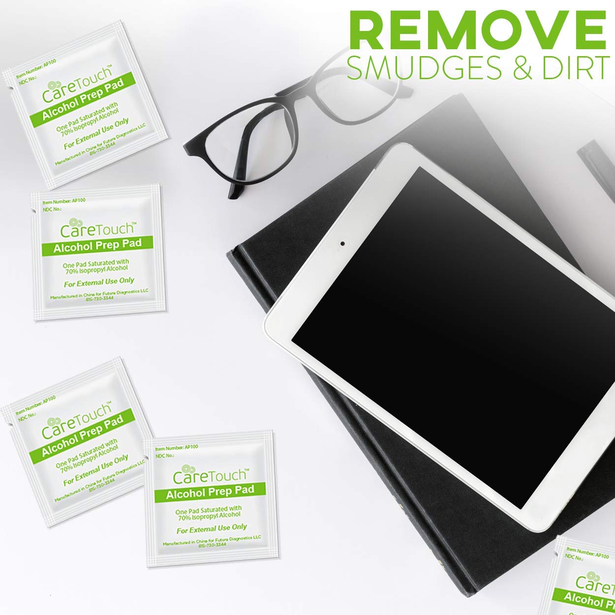Care Touch Alcohol Wipes - Individually Wrapped Alcohol Prep Pads with 70% Isopropyl Care Touch buy supplements canada