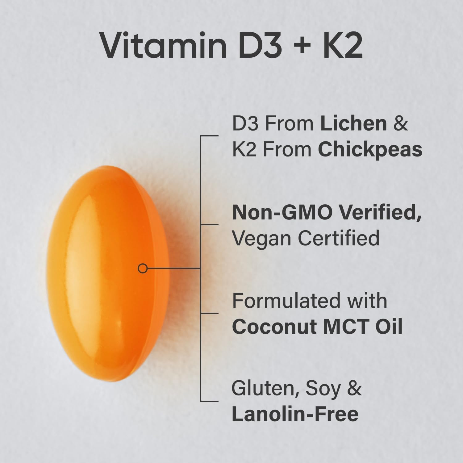 Sports Research Vegan Vitamin D3 + K2 Supplement with Organic Coconut Oil - 5000iu Sports Research buy supplements canada