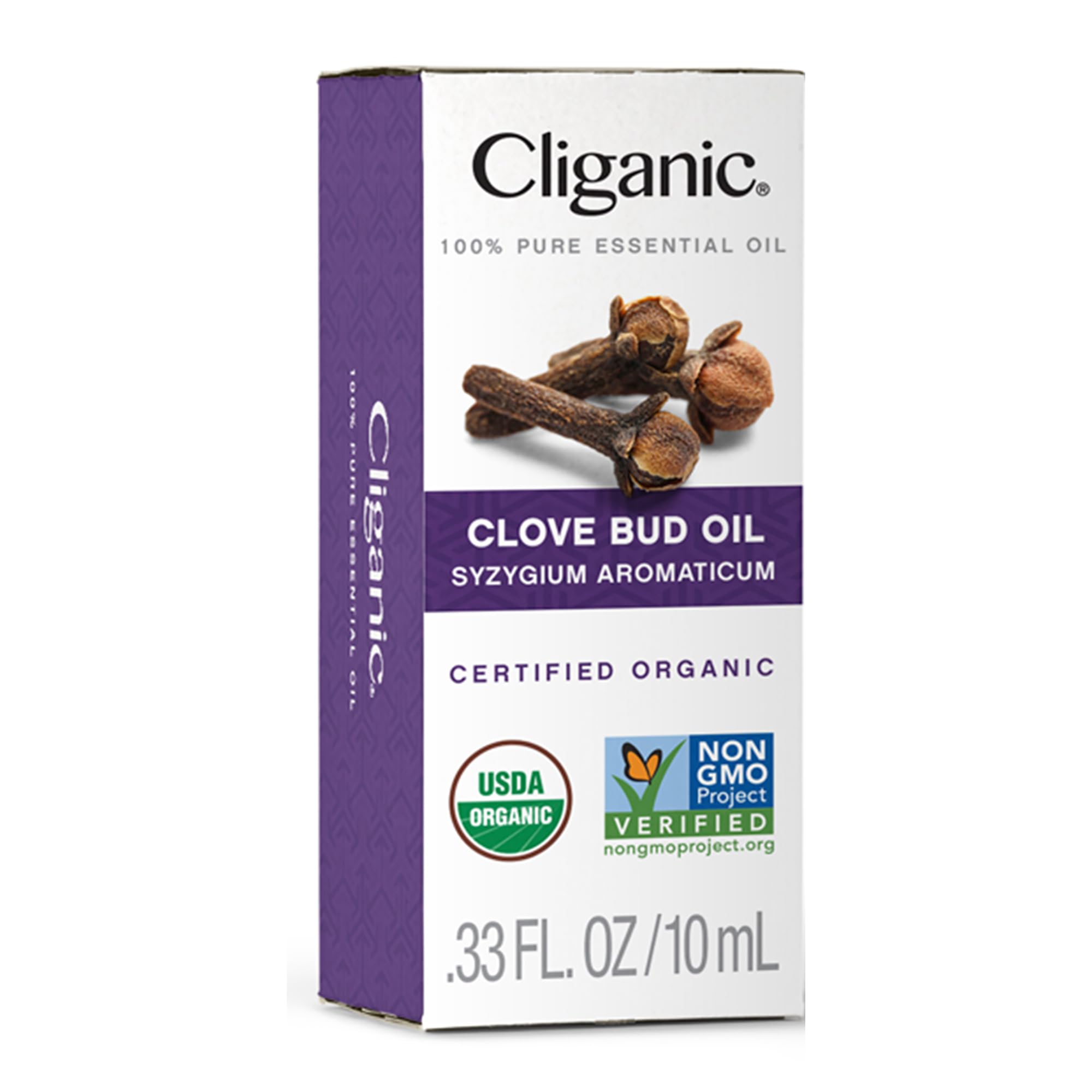 Cliganic Organic Clove Bud Essential Oil, 100% Pure Natural for Aromatherapy | Non-GMO Verified Cliganic buy supplements canada