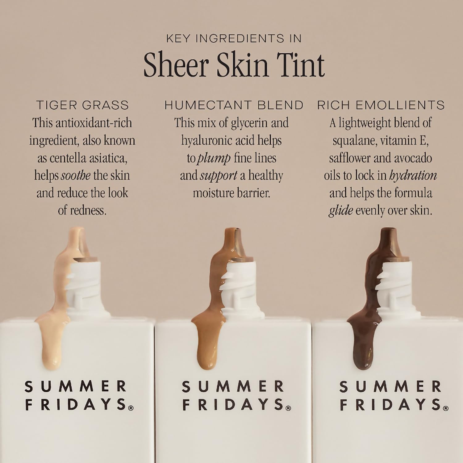 Summer Fridays Sheer Skin Tint - Skin Tint with Hyaluronic Acid - Helps Diminish Uneven Skin Tone - Sheer to Light Coverage - Shade 2 - Light with Cool Undertones (1 Fl Oz) Summer Fridays buy supplements canada