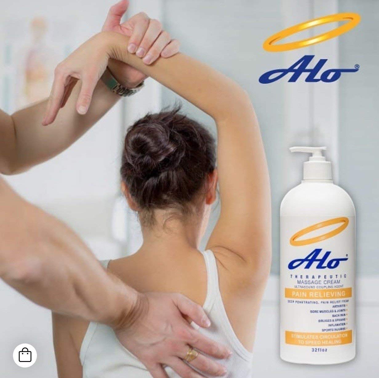 ALO Pain Relief Cream Therapy(32 oz with Pump) for Arthritis, Back Pain, Sciatica, Plantar Fasciitis, Tennis Elbow, Sore Muscles & Joints Inflammation - Working Out Aches, Acute Pain and Chronic Pain ALO Pain Relief Cream buy supplements canada