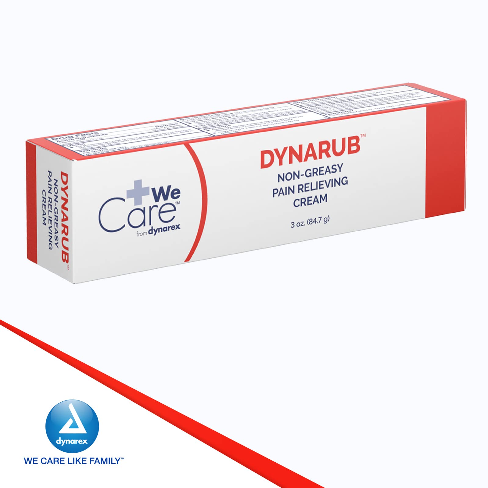 Dynarex DynaRub Cream - Mentholated Topical Muscle Pain Relief Cream - 10% Menthol, 15% Methyl Salicylate - Helps Soothe Joint Swelling & Soreness - Cooling, Non-Greasy Formula - 3oz, 1 Tube Dynarex buy supplements canada