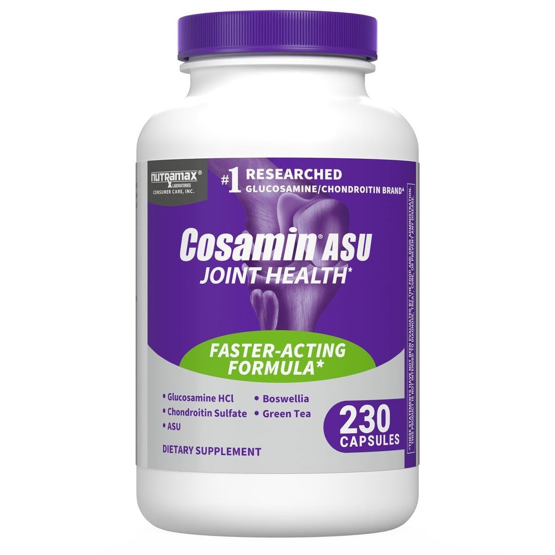 Nutramax Laboratories Cosamin® ASU Joint Health Supplement with Glucosamine, Chondroitin & ASU for Adult Men & Women, Joint Supplement, 230 Capsules Nutramax Laboratories buy supplements canada
