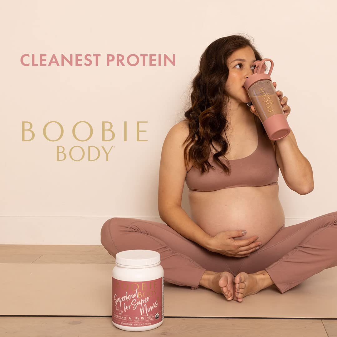Boobie Body Organic Superfood Plant-Based Protein Shake, Chocolate Bliss, [23.4oz, 1 Tub] Boobie Brands buy supplements canada