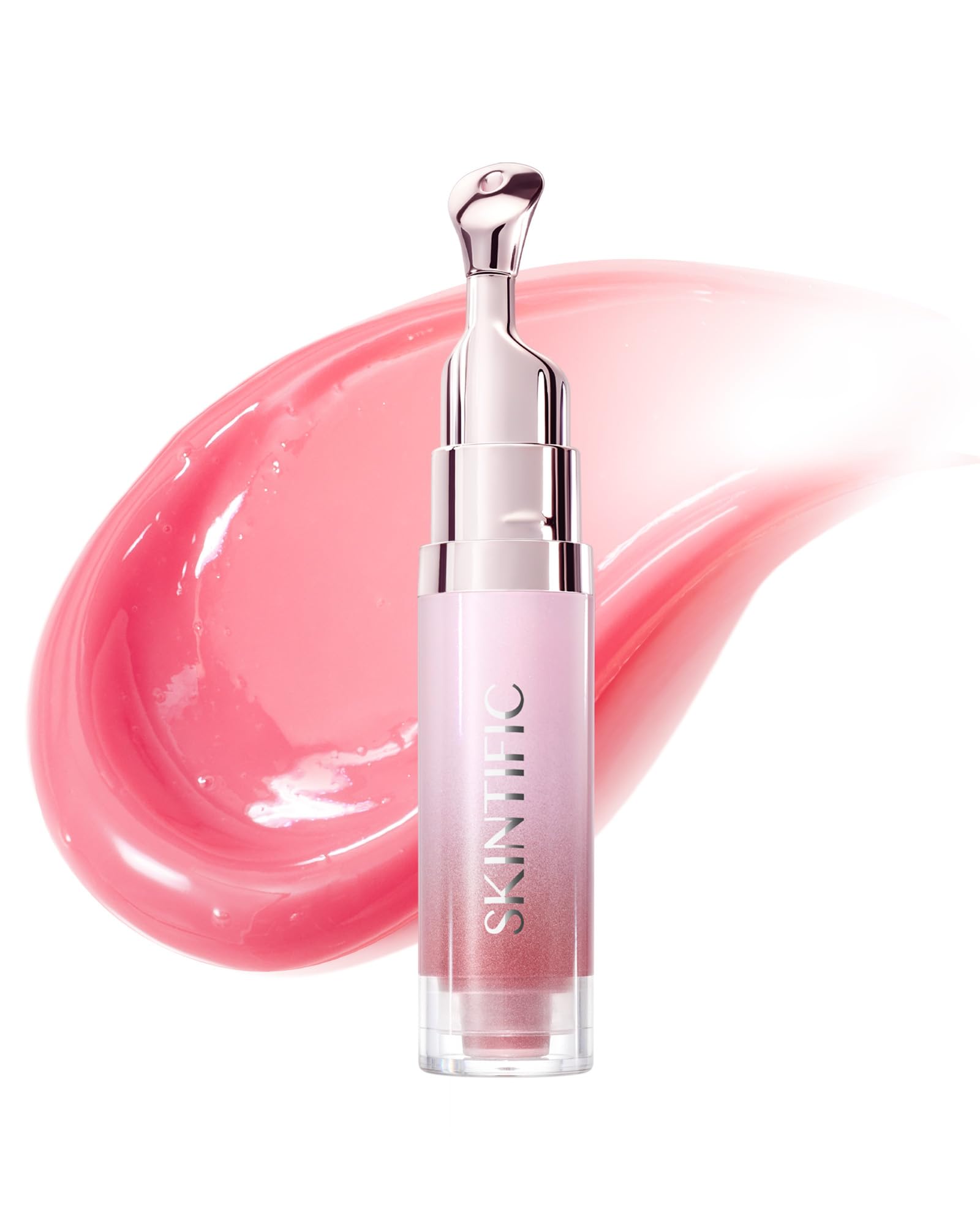 SKINTIFIC Peptide Brightening Lip Serum, Hydrating & Plumping Tinted Lip Gloss, Moisturizing Lip Balm with Polypeptides SKINTIFIC buy supplements canada