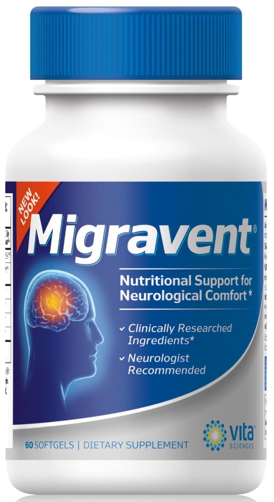 Vita Sciences Migravent – Advanced Nutritional Formula with Magnesium, CoQ10, Vitamin B2, and Butterbur for Brain and Circulatory Wellness – 60 Capsules Vita Sciences buy supplements canada