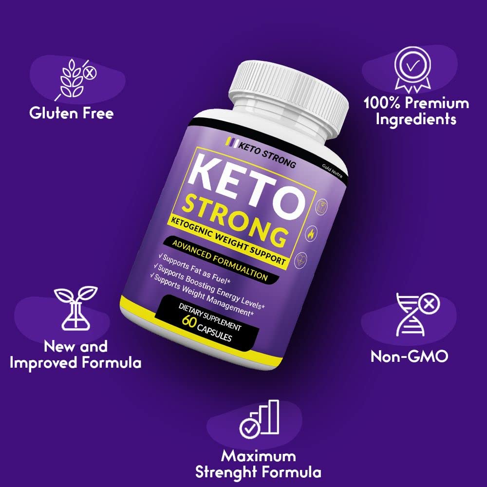 Gold Nutra (3 Pack) Keto Strong Diet Pills, New 2022 Formula, 3 Month Supply Gold Nutra buy supplements canada