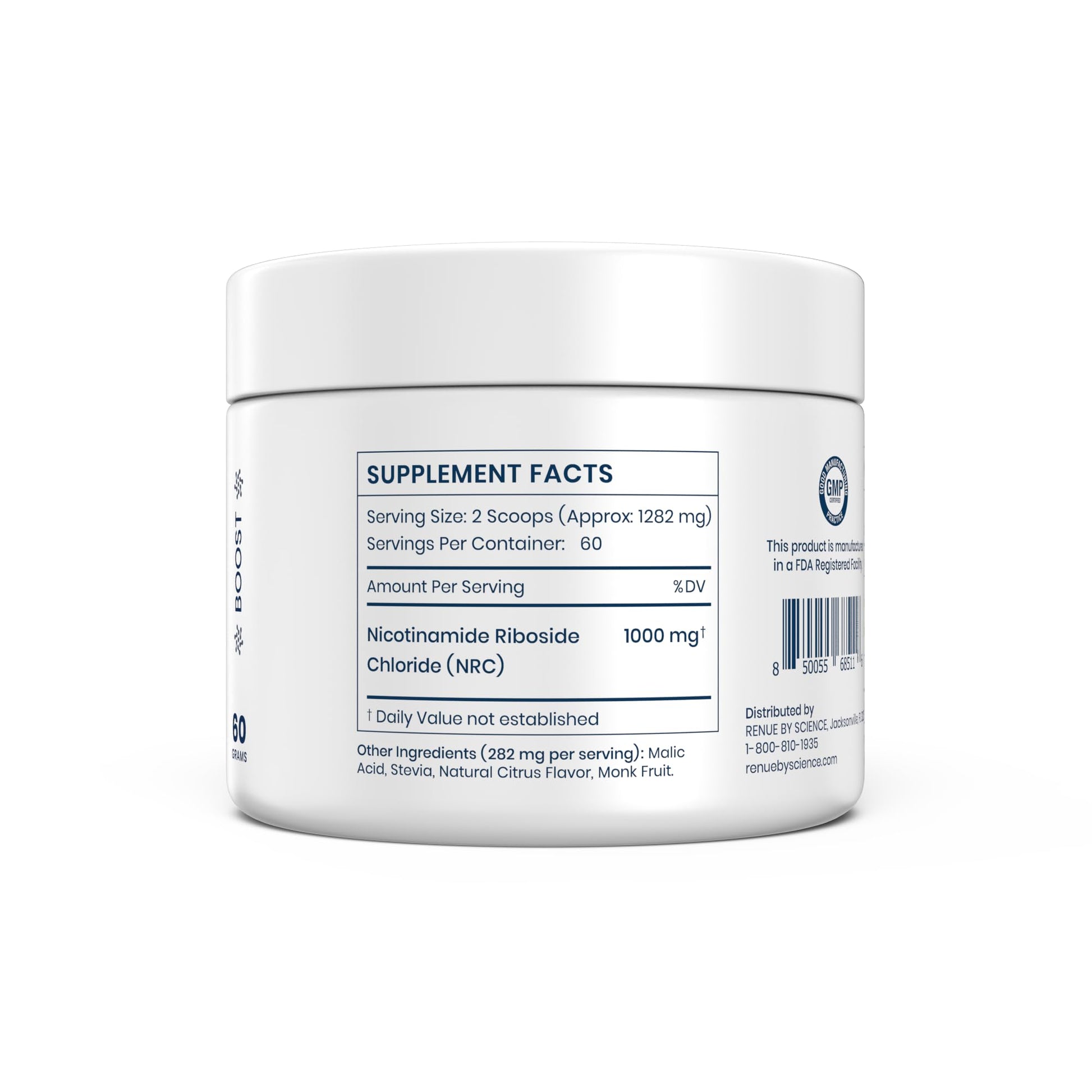 Renue By Science Nicotinamide Riboside | 1000mg Nicotinamide Powder - High Strength NR NAD Powder Sublingual Citrus Burst Flavor | Manufactured in The USA & Third-Party Tested | 60 Servings Renue By Science buy supplements canada