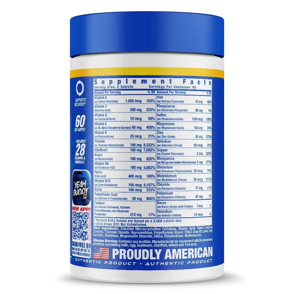 Ronnie Coleman Signature Series Vita XS Multivitamin for Men and Women, Daily Nutritional Support with B Vitamins and Minerals Ronnie Coleman Signature Series buy supplements canada