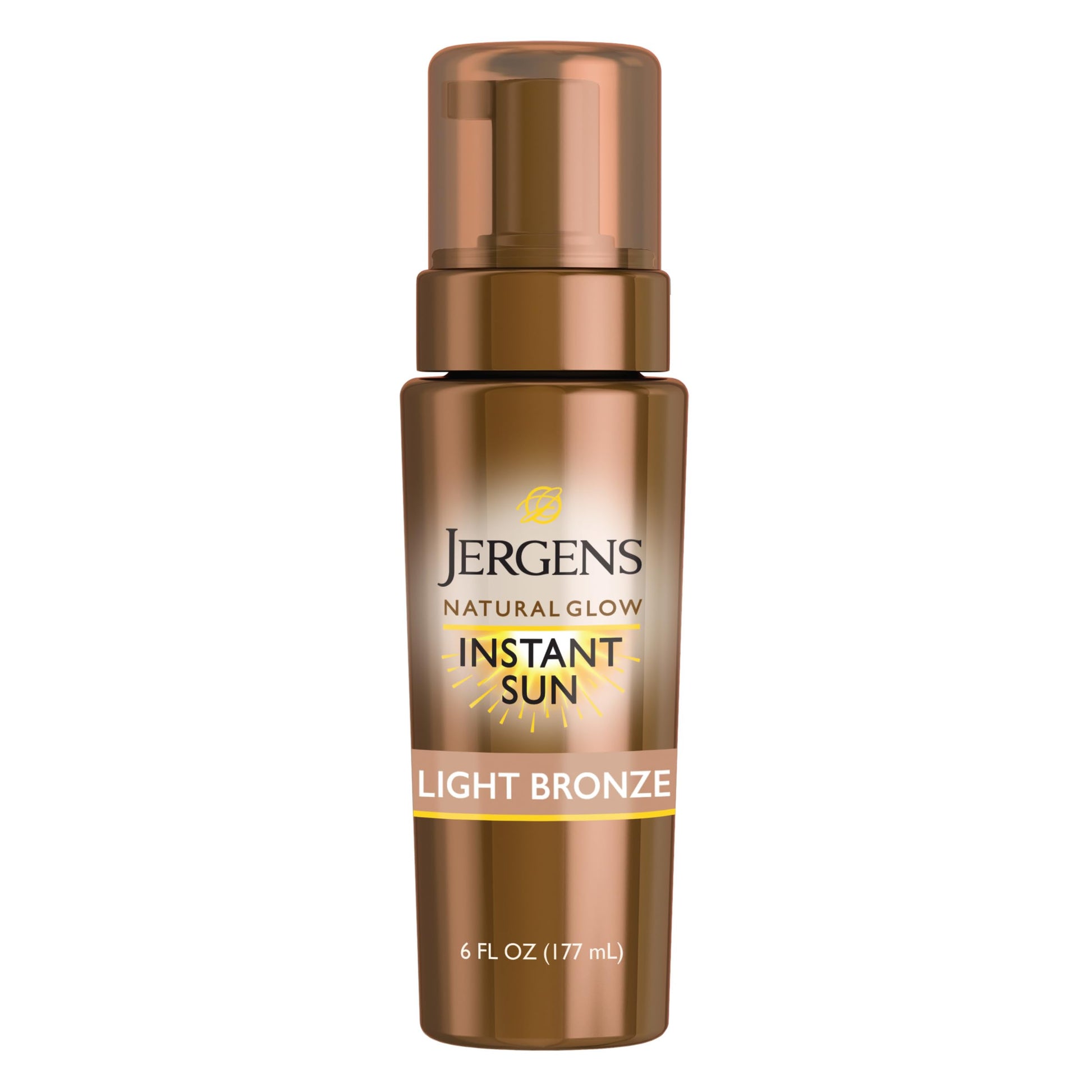 Jergens Natural Glow Instant Sun Body Mousse, Self Tanner for Light Bronze Tan, Sunless Tanning Body Bronzer Jergens buy supplements canada