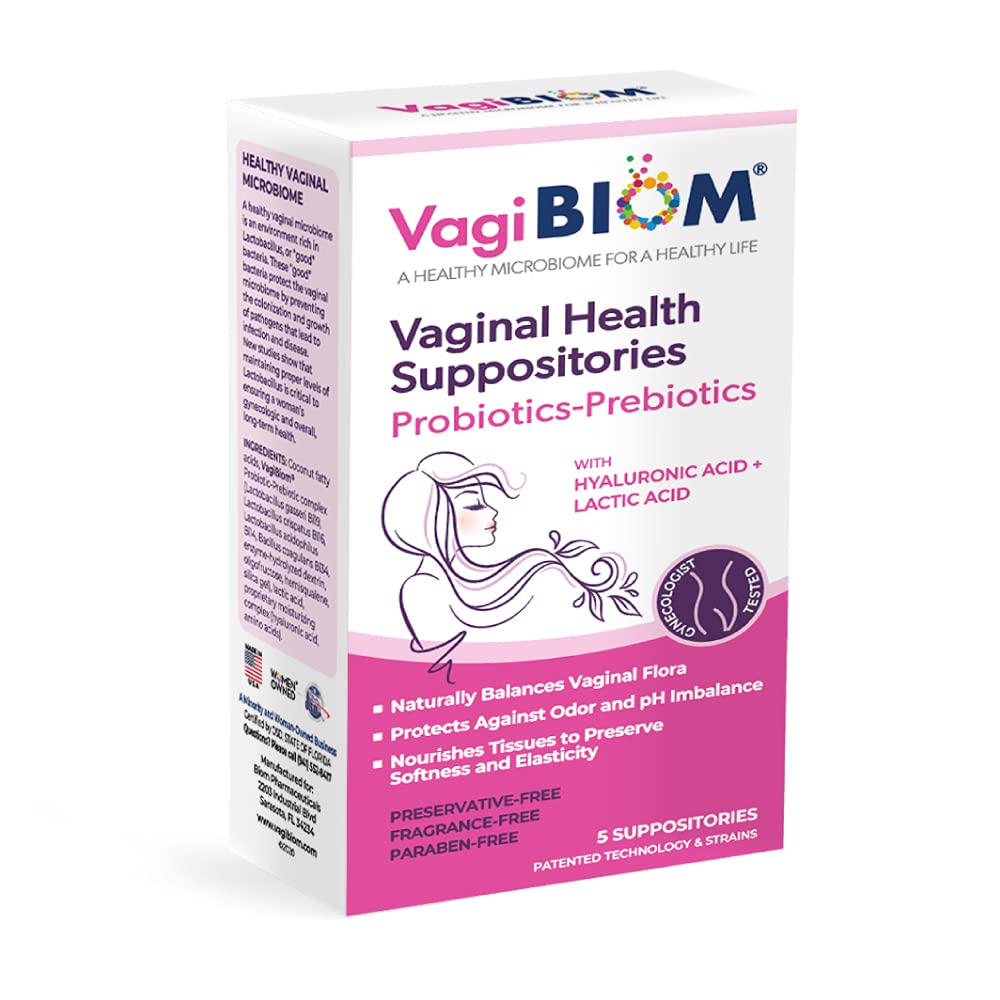 VagiBiom Lactobacillus Suppository: Microbiome Flora balance and Odor Control Regimen VagiBiom buy supplements canada
