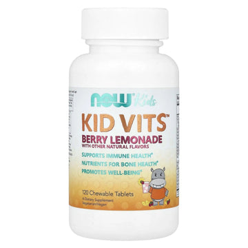 NOW Foods Kid Vits Berry Lemonade 120 Chewable Tablet NOW Foods buy supplements canada