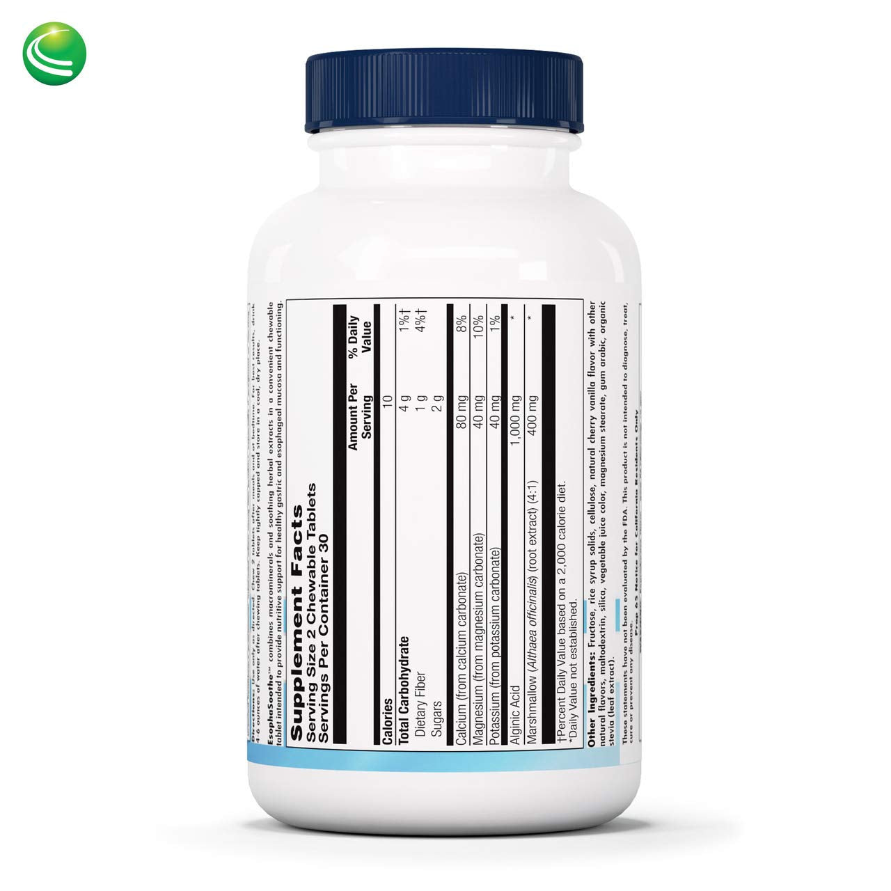 Nutra Biogenesis EsophaSoothe - Chewable Esophogeal Support with Magnesium, Potassium & Calcium for Men & Women - 60 Tablet Chews Nutra BioGenesis buy supplements canada