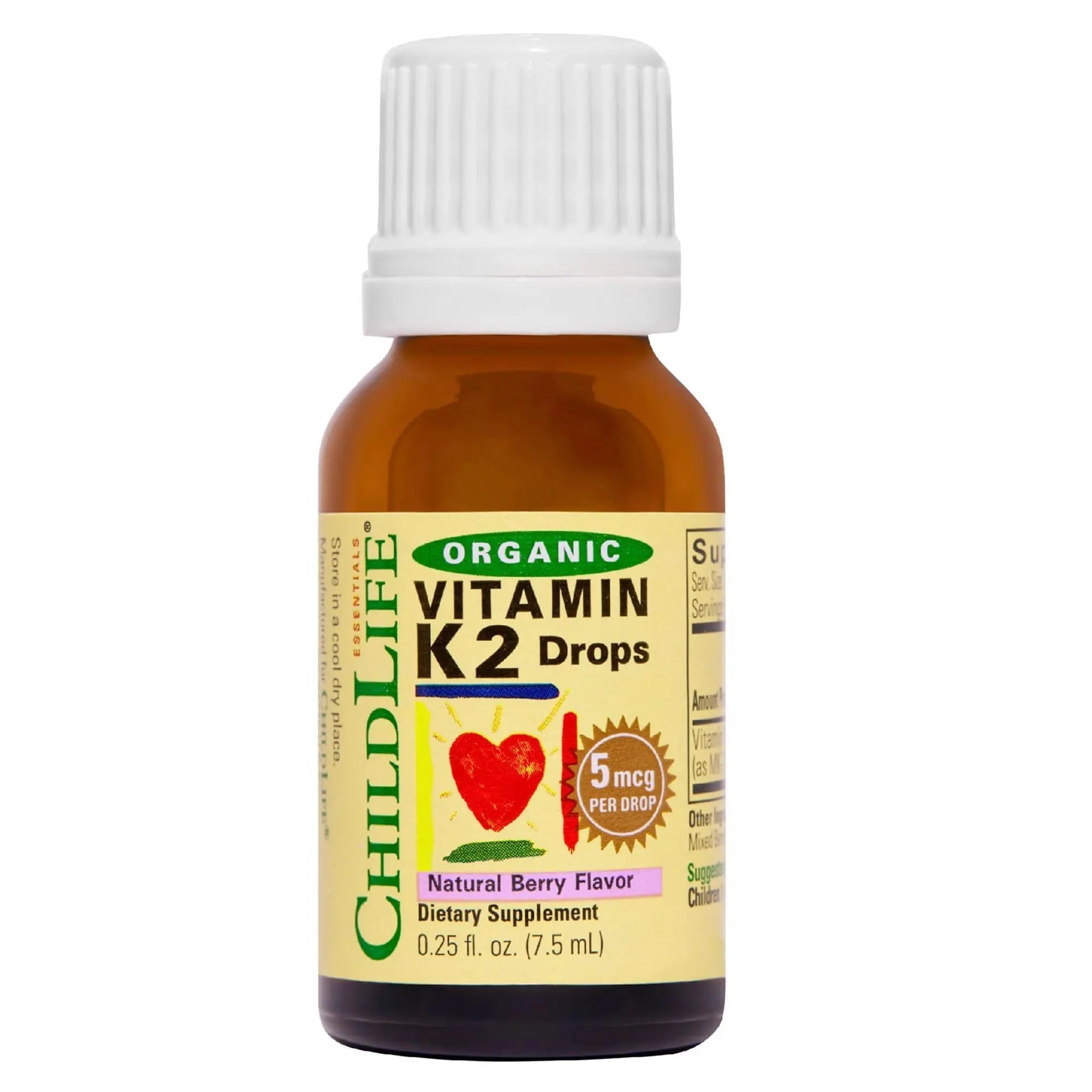 CHILDLIFE Essentials Organic Vitamin K2 Drops - Infant Toddler Baby Vitamin K, K2 Supplement, Vitamin K2 MK7, Liquid K2, Vitamin K Drops CHILDLIFE ESSENTIALS buy supplements canada