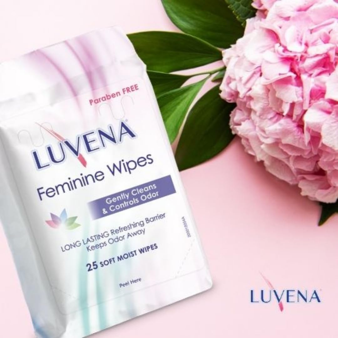 Luvena Feminine Wipes - Soft Wet Wipes for Women - Refresh & Resist Odor - Gynecologist Tested LUVENA buy supplements canada