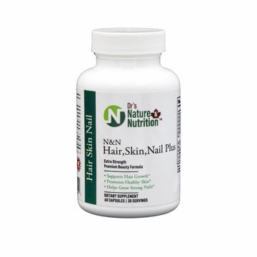 Dr's Nature & Nutrition Hair, Skin & Nail Plus Vitamin Supplement with Biotin 5000mcg, Bamboo Extract, Collagen Support - Extra Strength Beauty Supplement for Men and Women - 60 Capsules Dr's Nature & Nutrition buy supplements canada