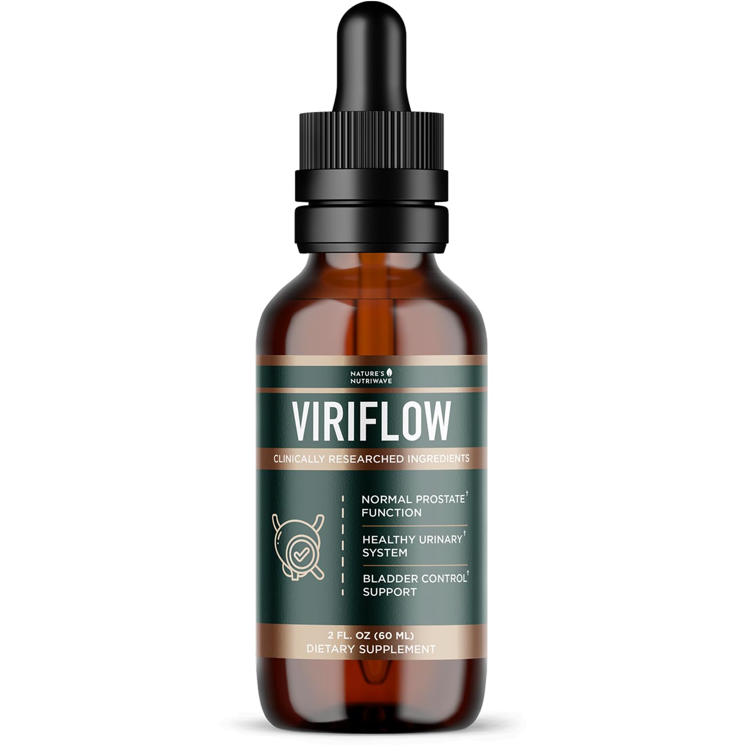 Nature’s NutriWave ViriFlow Liquid Supplement with Plant & Mineral Extracts – Natural Formula, Non-GMO, Made in USA, GMP-Certified – Easy-to-Use Liquid Drops, 60 mL, 2 Oz, 1 Month Supply Nature’s NutriWave buy supplements canada